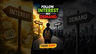 Thumbnail: 🚨 Choose Interest, Not Demand! | A Message to Every Parent & Student ❤️