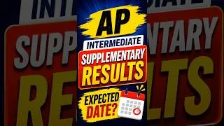 Thumbnail: AP Inter Supplementary Results 2026 🔥 Expected Date Revealed! #apintermediate #intermediateresults