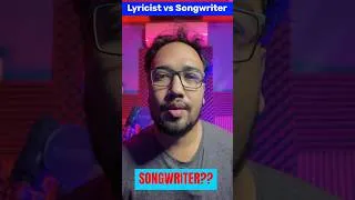 Thumbnail: Lyricist vs Songwriter#Lyricist #Songwriter #musicproduction