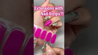 Thumbnail: Nail Extensions with Semi-Cured Gel Strips?! #nailstrips #nail extension