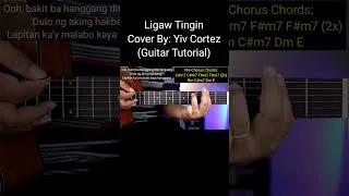 Thumbnail: Ligaw Tingin - Yiv Cortez Cover Guitar Tutorial (Easy Chords + Lyrics) #shopeetagtowin #chords