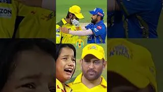 Thumbnail: Rohit Sharma Heart Winning Gesture for Crying MS Dhoni after CSK Loss against MI #shortsfeed