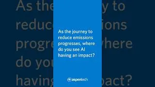 Thumbnail: AspenTech and AI #energytransition #shorts #energyefficiency #aspentech #artificialintelligence