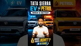 Thumbnail: Tata Sierra EV vs Petrol 🔥 Shocked |#tatamotors