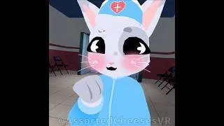 Thumbnail: Head Nurse Is Suspiciously Freaky!?🔪🏥- VRChat Funny Moments (Animal Hospital Anomaly)