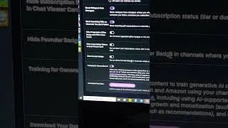 Thumbnail: What the heck twitch. How to disable the Training AI on your channel.