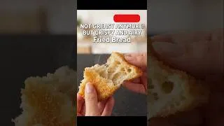 Thumbnail: ASMR CRISPY and Airy Fried Bread, wait until you see the inside !😋 #shorts #asmr #asmrfood