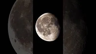 Thumbnail: 45 Minutes of Setup… Just to Capture This Stunning Waxing Gibbous Moon #shorts