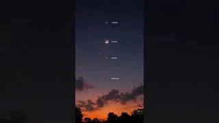 Thumbnail: Moon, Venus, Jupiter & Mercury Together! 🌙✨ Rare Sky Alignment #jupiter #moon #venus #mercury