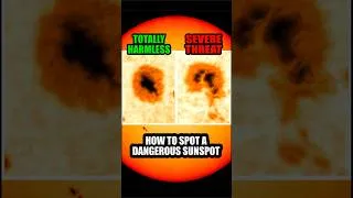 Thumbnail: How to Spot a Dangerous Sunspot☀️ #science
