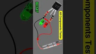 Thumbnail: How To Make Universal Components Tester Using BC547#shorts