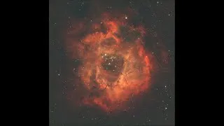 Thumbnail: I Take Pictures of Space! Rosette Nebula Image Processing Timelapse #shorts