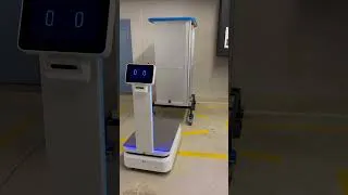 Thumbnail: ATEAGO LAT600 Robot Carrier AGV Logistics Robot Transport Delivery Robot Porter #deliveryrobot