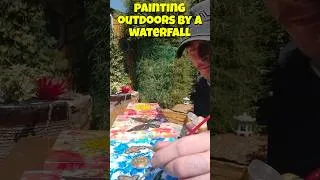 Thumbnail: 🎨 A Creative Day Outdoors | Finishing 3 Mini Paintings ✨ #art