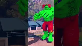 Thumbnail: GREEN HULK GIFTS HIS SON ALL FATHER GOD SUIT IN GTA V ! #shorts #gta #gta5 #trending #cartoon