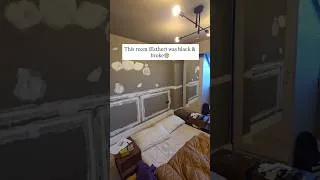 Thumbnail: Bedroom Transformation (Before & After) #bedroommakeover #YouTube shorts #interiordesign