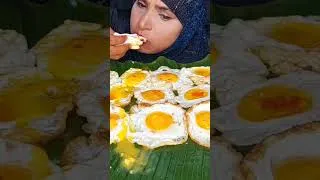 Thumbnail: 50 POACHED EGGS EATING CHALLENGE BIG BITES 🔥 #foodie #trending #shorts