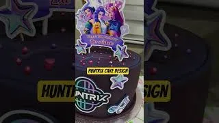 Thumbnail: Huntrix Cake design #shortsfeed #birtdaycelebration #huntrix #huntrixcake #huntrixrumi #kpop #asmr