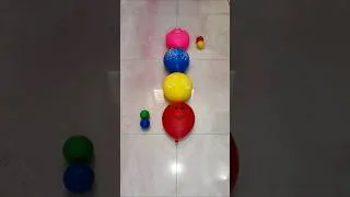 Thumbnail: 🎈Orbeez One Line Water colour Balloon Popping with Reverse #shorts #orbeez #asmr #balloonpopping