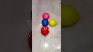 Thumbnail: 🎈🥰💌ASMR Satisfying 4 Water colour Balloon Popping with Reverse Orbeez #shorts #asmrshorts #orbeez