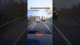 Thumbnail: 18-Wheeler and Box Truck Nearly Collide During Dangerous Lane Change