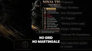 Thumbnail: Ninja Trinity XAU | 3-Strategy Gold EA for MT5 #Shorts
