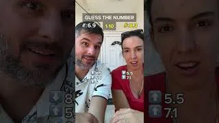 Thumbnail: The Fastest Guess the Number Round Ever 👀 #guessthenumber #couplegames #familyfun