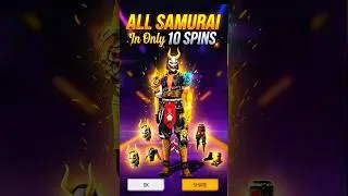 Thumbnail: I Got All Samurai Bundles in 10 Spins 😱 || Zombie Samurai Vs Golden Samurai Bundle 🔥 #shorts