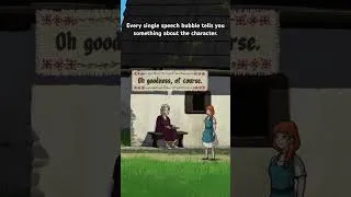 Thumbnail: Every single speech bubble tells you something about the character. ☺️#indiegame