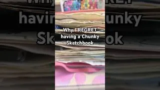 Thumbnail: Why I regret a chunky sketchbook😭but it's ok it's still cutee