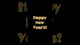 Thumbnail: Happy New Year's!