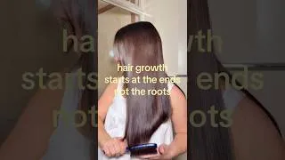 Thumbnail: Hair growth starts at the ends. Protect them to retain length. #HairGrowth #HairCare