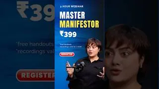 Thumbnail: Master Manifester 🔥 Turn Dreams Into Reality in 3 Hours