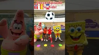 Thumbnail: Auntie Noe Noe learns soccer with SpongeBob, Patrick, and Coach Gabbie! #shorts #kids