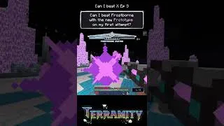 Thumbnail: Can I beat Frostborne with just a Prototype? | "Can I beat X" Episode 3 #minecraft #mc #terramity