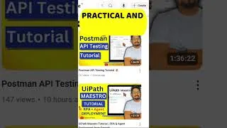 Thumbnail: Postman API tutorial #Shorts