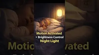 Thumbnail: Plugin Night Light, Motion Sensor With Adjustable Brightness #shorts #nightlight