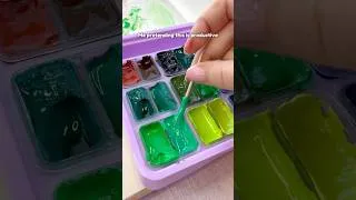 Thumbnail: Stir stir stir 🫣 #gouache #jellygouache