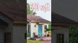 Thumbnail: 690 Sqft, Feels So Much Bigger #home #smallhouseplans #smallhousedesign