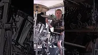 Thumbnail: 6-year-old nails Wipeout #drums #viral