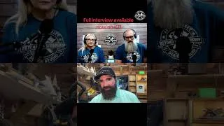 Thumbnail: Full Interview available now on YouTube #beardedvikingwoodworks #beyondthewoodshop #woodworking