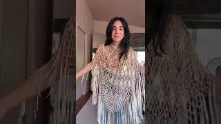 Thumbnail: same shawl. one vintage pin. completely different outfit. the zhuzh is everything.🖤