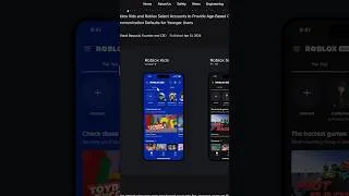 Thumbnail: Roblox Age Update #roblox #shorts