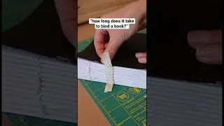 Thumbnail: It’s a very time consuming hobby… but I love it :) #bookbinding