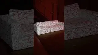 Thumbnail: Projection mapping a couch by BrightForm! #projectionmapping #livestream #shorts