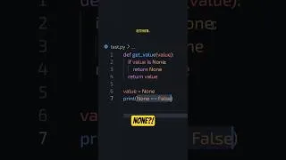 Thumbnail: Python why None #codestra