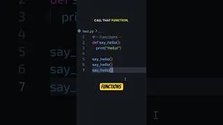 Thumbnail: Python functions part_01 #codestra