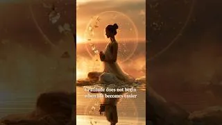 Thumbnail: Gratitude does not begin when life becomes easier 🌸
