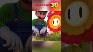 Thumbnail: Luigi Finds a Fire Flower #shorts