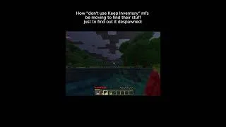 Thumbnail: People act like they're better because they don't use Keep Inventory. Yeah, have fun walking, chump.